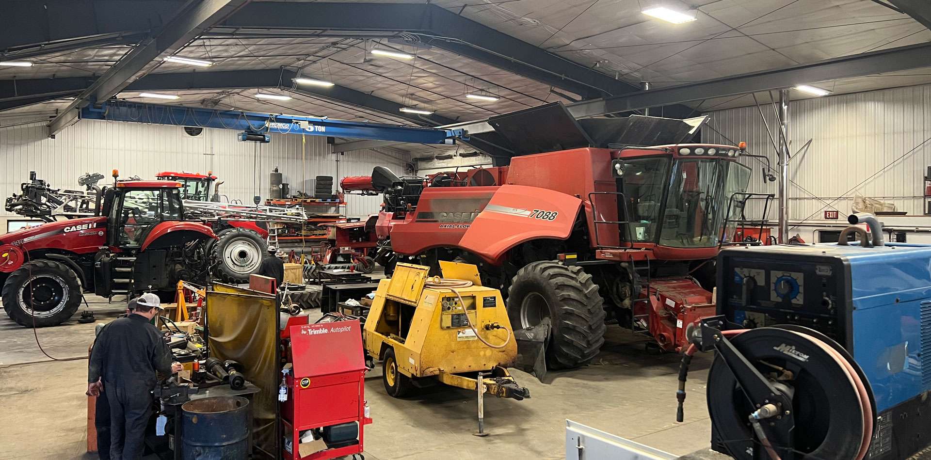 Odessa Trading Company tractors in Shop